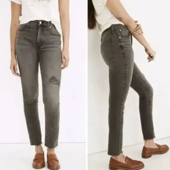 Madewell Perfect‎ Vintage Jean in Cosner Wash: Knee-Rip Edition, 29 - Picture 1 of 16